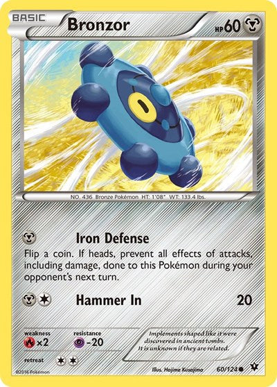 Bronzor (XY - Fates Collide) Medium Play