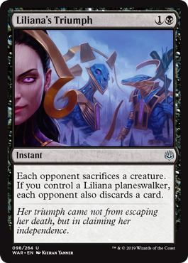 Liliana's Triumph (War of the Spark) Light Play