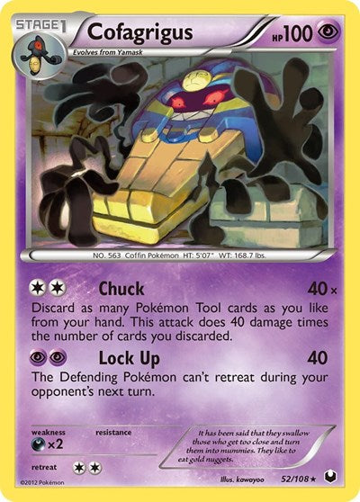 Cofagrigus (Dark Explorers) Medium Play