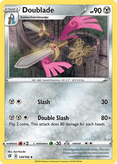 Doublade (SWSH02: Rebel Clash) Light Play