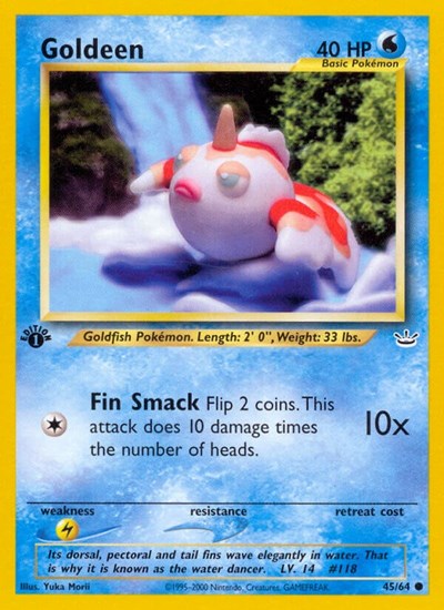 Goldeen (Neo Revelation) Light Play 1st Edition