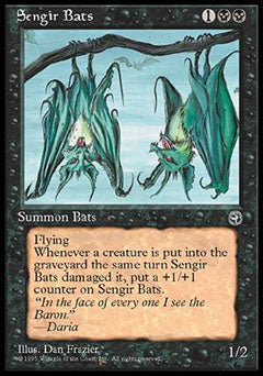 Sengir Bats (2) (Homelands) Light Play