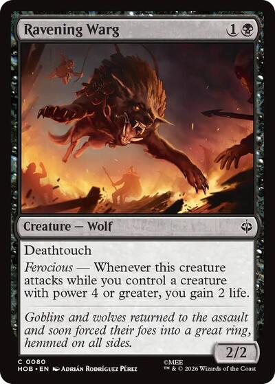 Ravening Warg (The Hobbit) Light Play