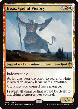 Iroas, God of Victory (Commander 2016 Edition) Light Play