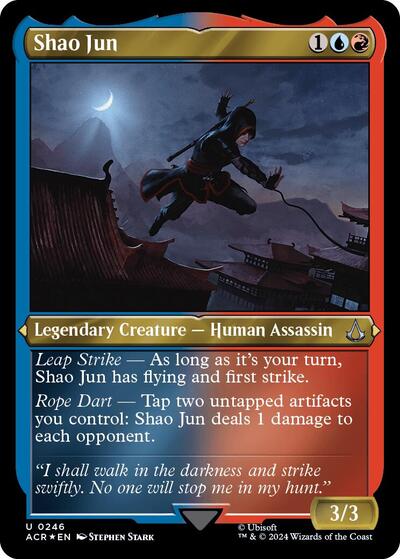 Shao Jun (Foil Etched) (Universes Beyond: Assassin's Creed) Light Play Etched Foil