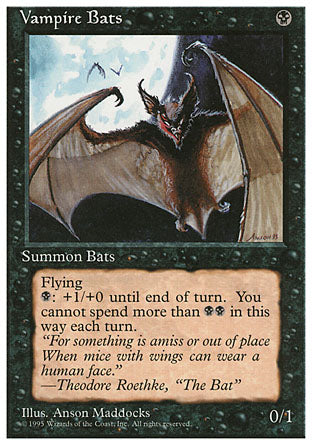 Vampire Bats (4th Edition) Damaged / Poor