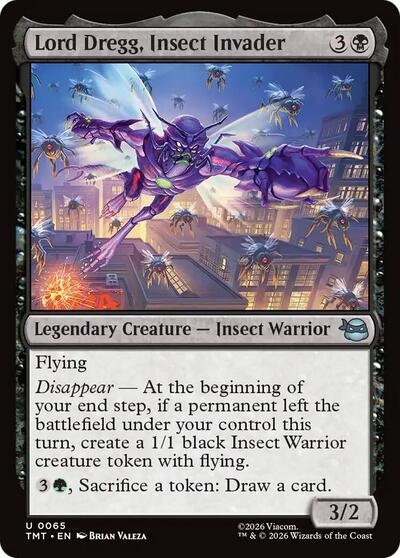 Lord Dregg, Insect Invader (Teenage Mutant Ninja Turtles) Light Play