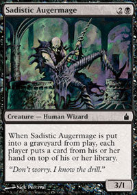 Sadistic Augermage (Ravnica) Light Play