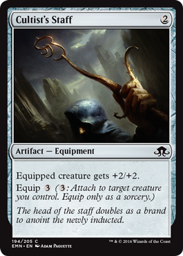 Cultist's Staff (Eldritch Moon) Light Play