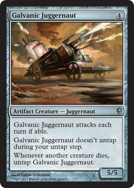 Galvanic Juggernaut (Conspiracy) Light Play Foil