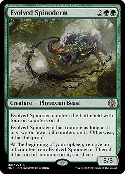 Evolved Spinoderm (Phyrexia: All Will Be One) Light Play