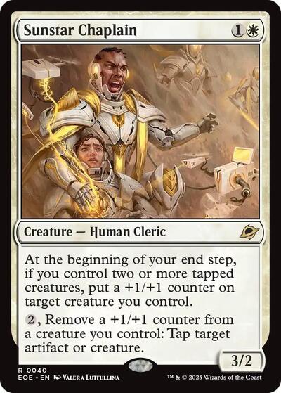 Sunstar Chaplain (Edge of Eternities) Light Play