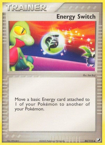 Energy Switch (Unseen Forces) Damaged / Poor Reverse Holofoil