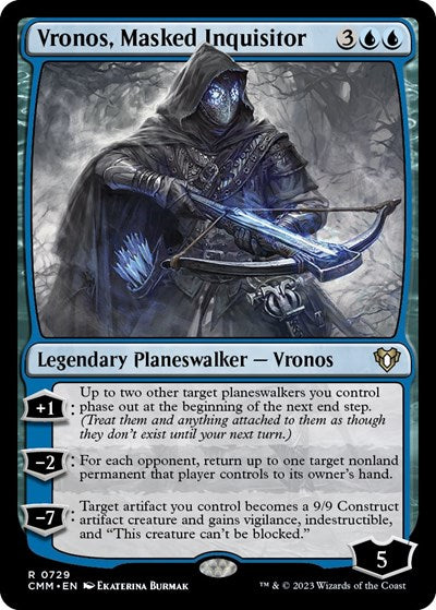 Vronos, Masked Inquisitor (Commander Masters) Light Play