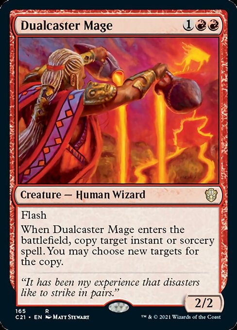 Dualcaster Mage (Commander 2021 Strixhaven) Light Play