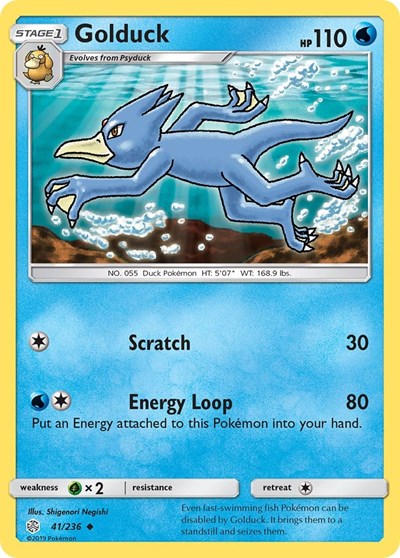 Golduck (SM - Cosmic Eclipse) Light Play