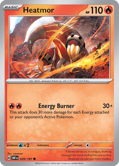 Heatmor (Scarlet and Violet: Obsidian Flames) Light Play