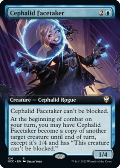 Cephalid Facetaker (Extended Art) (Commander: Streets of New Capenna) Light Play