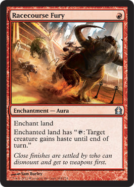 Racecourse Fury (Return to Ravnica) Light Play