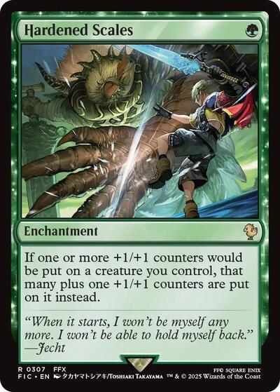 Hardened Scales (Commander: FINAL FANTASY) Light Play