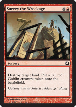 Survey the Wreckage (Return to Ravnica) Light Play