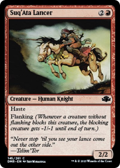 Suq'Ata Lancer (Dominaria Remastered) Light Play Foil