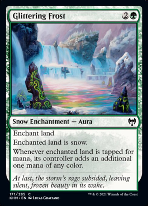 Glittering Frost (Kaldheim) Light Play Foil