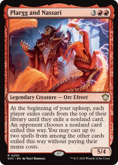 Plargg and Nassari (Commander: Secrets of Strixhaven) Light Play