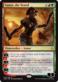 Samut, the Tested (Hour of Devastation) Light Play Foil