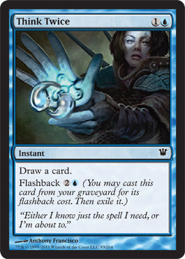 Think Twice (Innistrad) Light Play