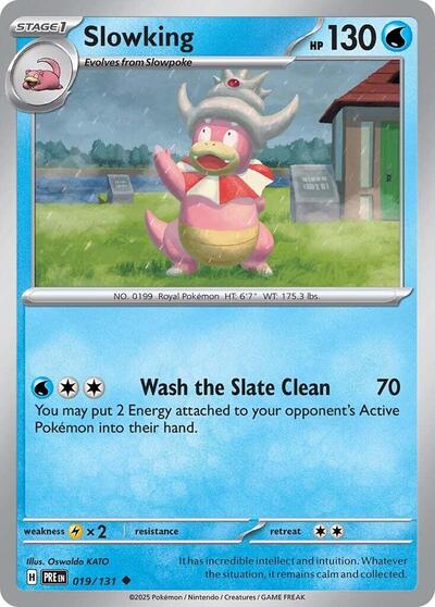 Slowking (SV: Prismatic Evolutions) Light Play Reverse Holofoil