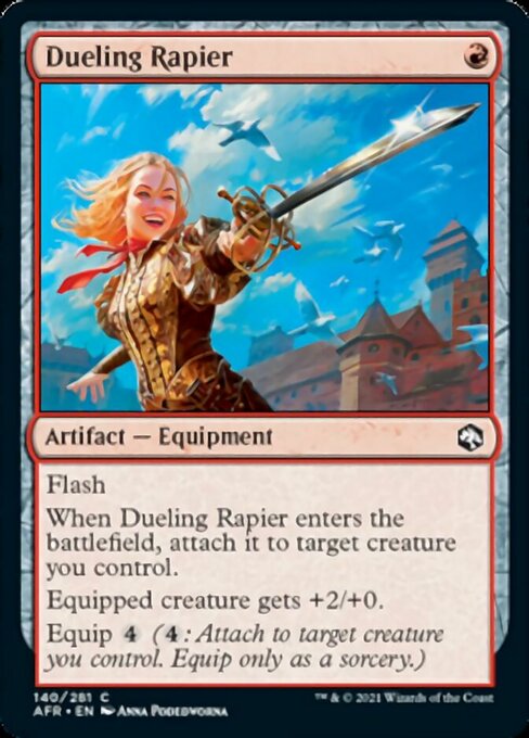 Dueling Rapier (Adventures in the Forgotten Realms) Light Play