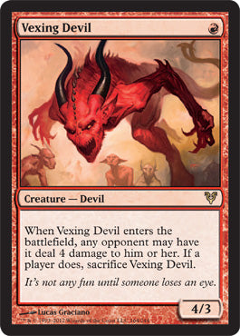 Vexing Devil (Avacyn Restored) Light Play