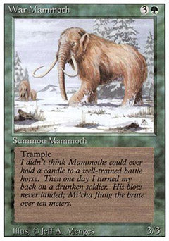 War Mammoth (Revised) Light Play