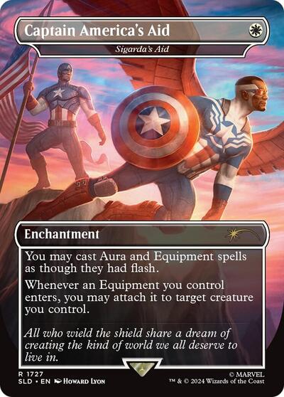 Captain America's Aid - Sigarda's Aid (Secret Lair) Near Mint