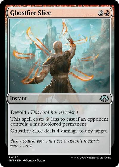 Ghostfire Slice (Modern Horizons 3) Light Play