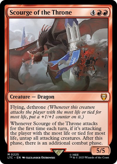 Scourge of the Throne (Commander: The Lord of the Rings: Tales of Middle-earth) Light Play