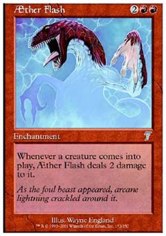 Aether Flash (7th Edition) Light Play Foil