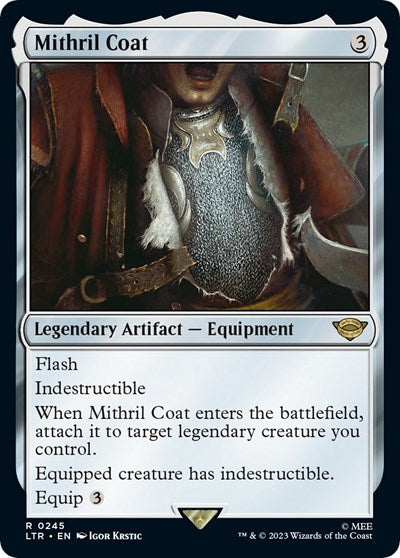Mithril Coat (Universes Beyond: The Lord of the Rings: Tales of Middle-earth) Medium Play Foil