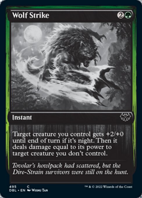 Wolf Strike (Innistrad: Double Feature) Light Play