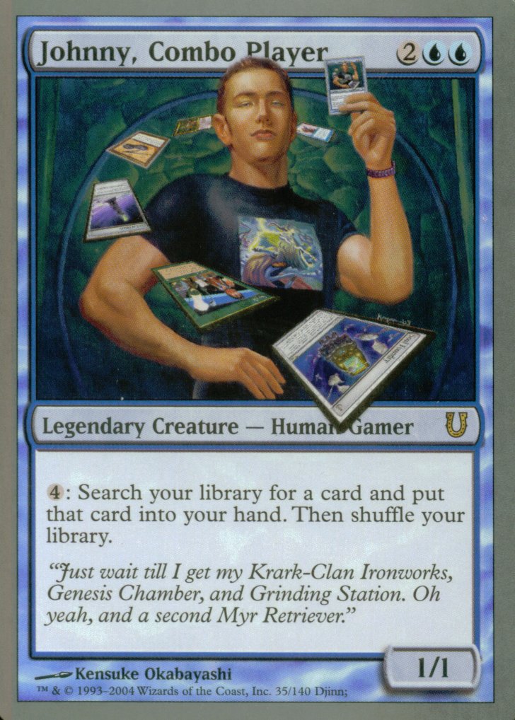 Johnny, Combo Player (Unhinged) Damaged / Poor