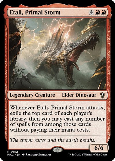 Etali, Primal Storm (Commander: Murders at Karlov Manor) Light Play