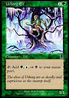 Urborg Elf (Apocalypse) Light Play