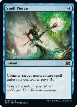 Spell Pierce (Double Masters 2022) Light Play Foil