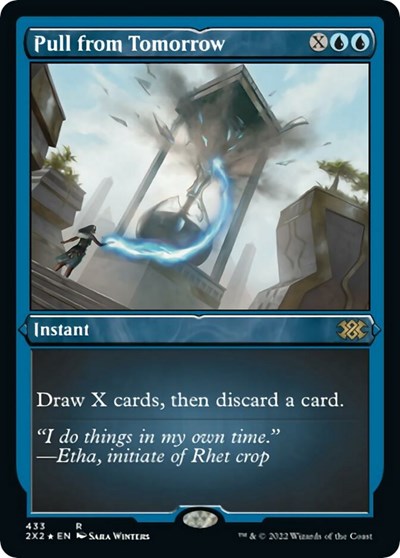 Pull from Tomorrow (Foil Etched) (Double Masters 2022) Near Mint Foil