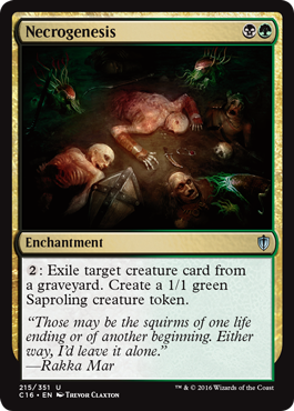 Necrogenesis (Commander 2016 Edition) Light Play