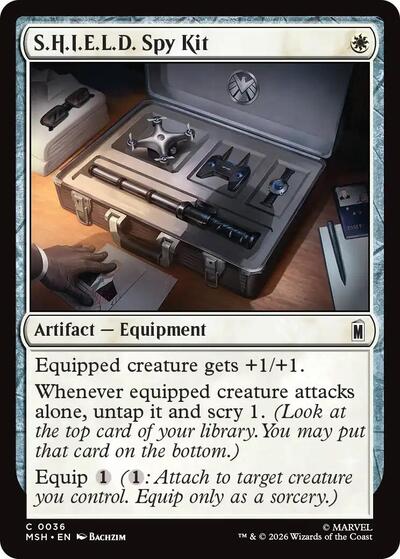 S.H.I.E.L.D. Spy Kit (Marvel Super Heroes) Light Play Foil