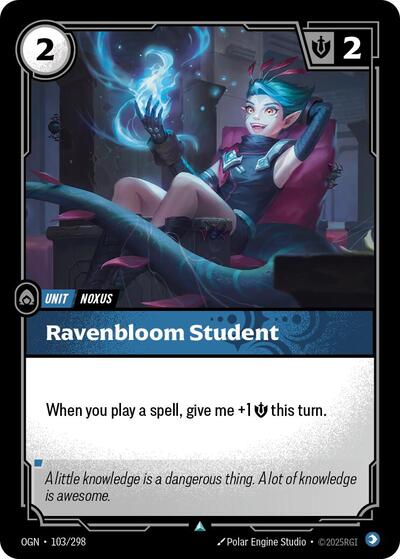 Ravenbloom Student (Origins) Light Play Foil
