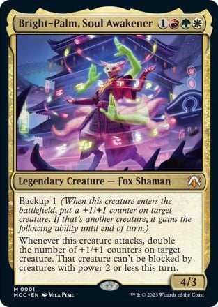 Bright-Palm, Soul Awakener (Commander: March of the Machine) Light Play Foil
