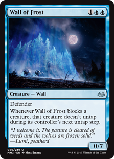 Wall of Frost (Modern Masters 2017) Light Play